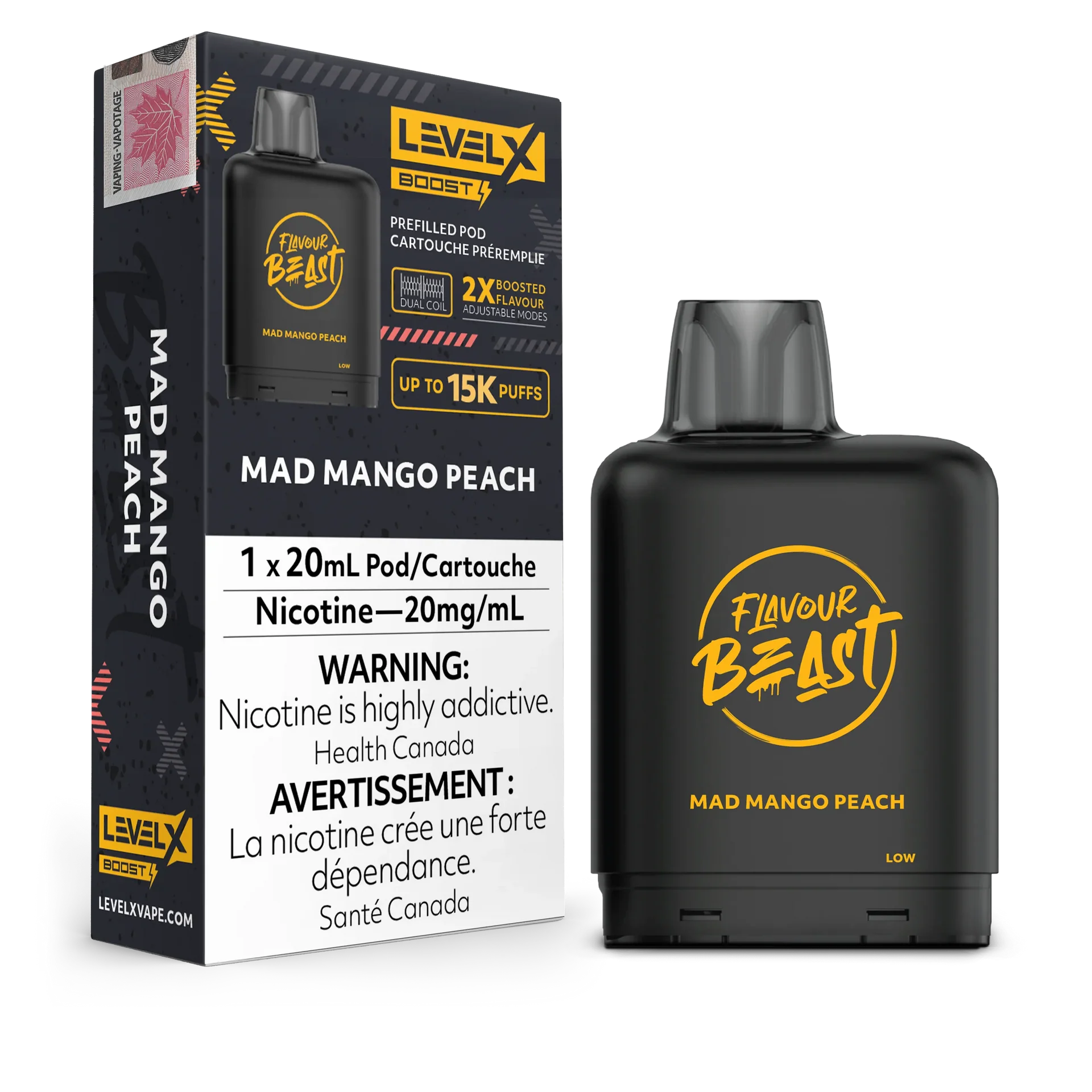 Level X - Flavour Beast Boost Pods 15K