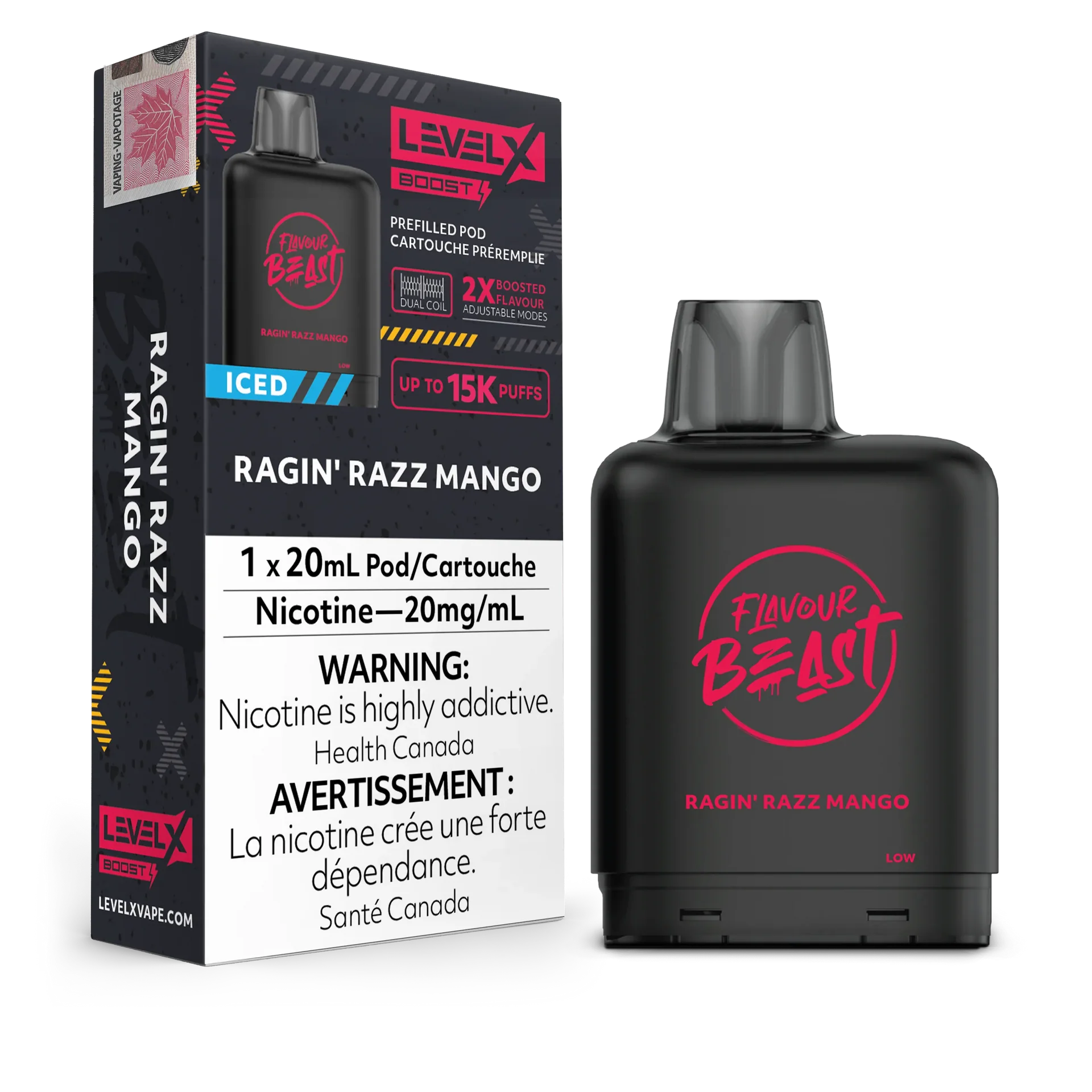 Level X - Flavour Beast Boost Pods 15K