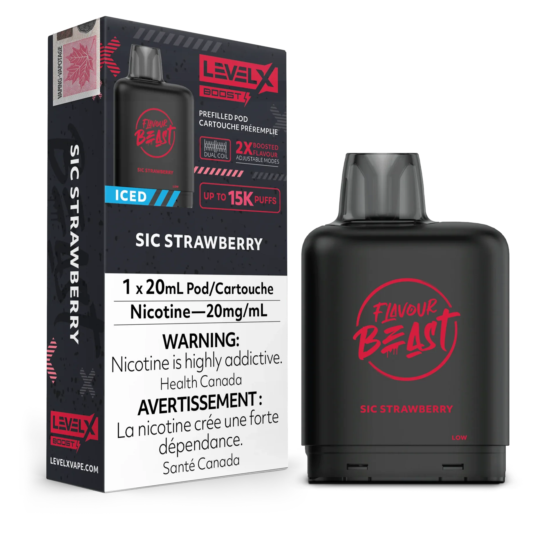 Level X - Flavour Beast Boost Pods 15K