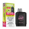 Sour Gushin Raspberry Lemon by Level X Flavour Beast G2 Ultra 50K by LEVEL X BY FLAVOUR BEAST