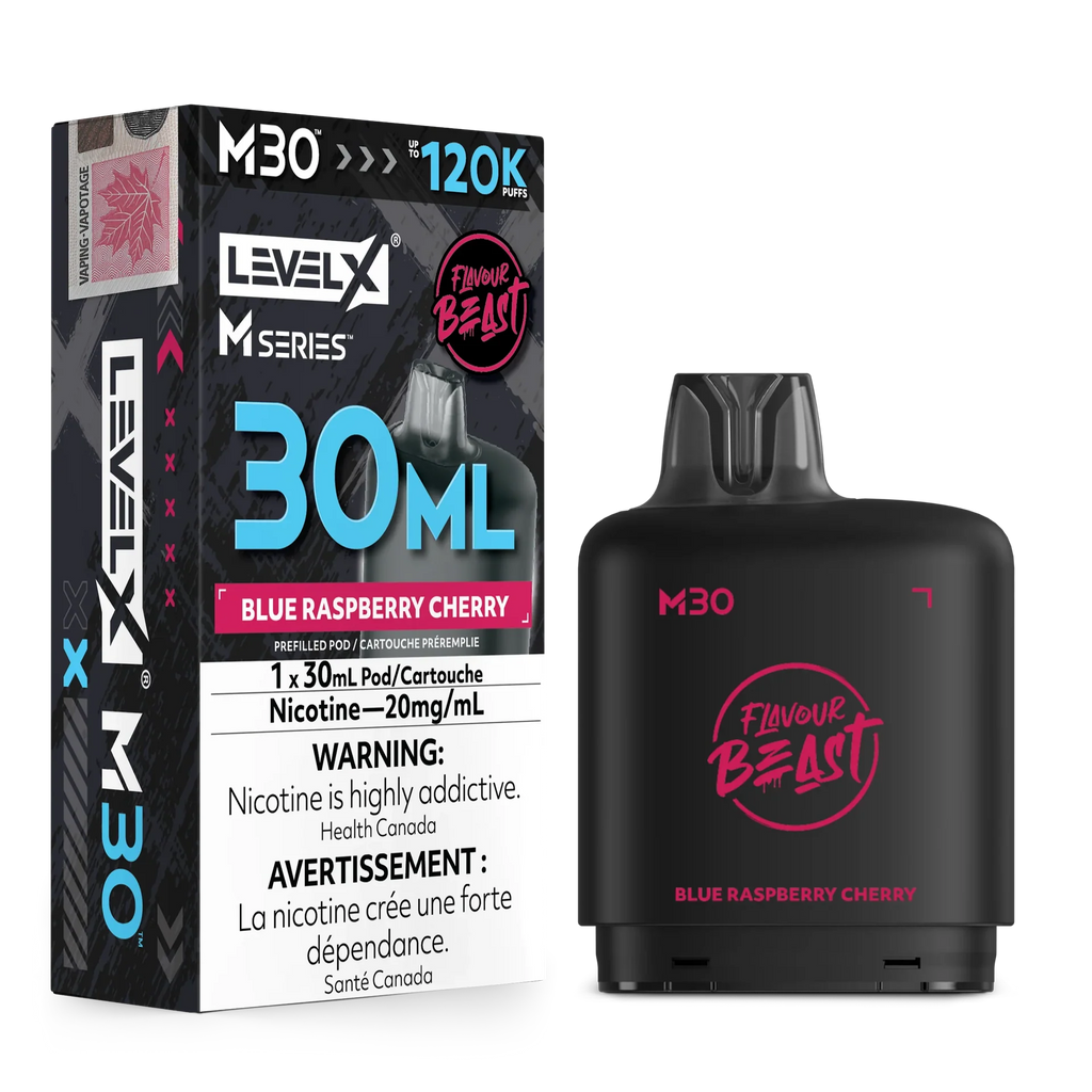 Blue Raspberry Cherry Level X M Series Pod 30mL 120K Pod by LEVEL X BY FLAVOUR BEAST - view 1