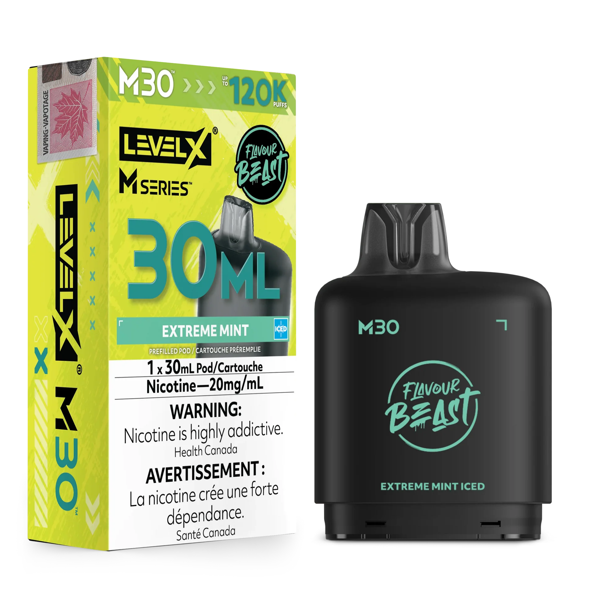 Dub Dragon Melon Iced Level X M Series Pod 30mL 120K Pod