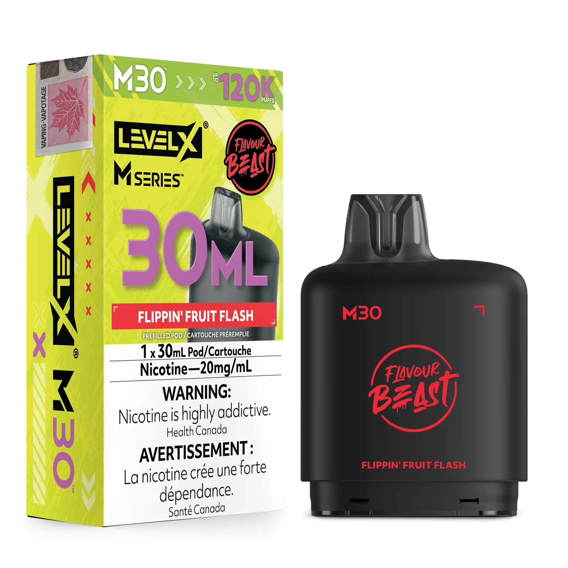Extreme Mint Iced Level X M Series Pod 30mL 120K Pod