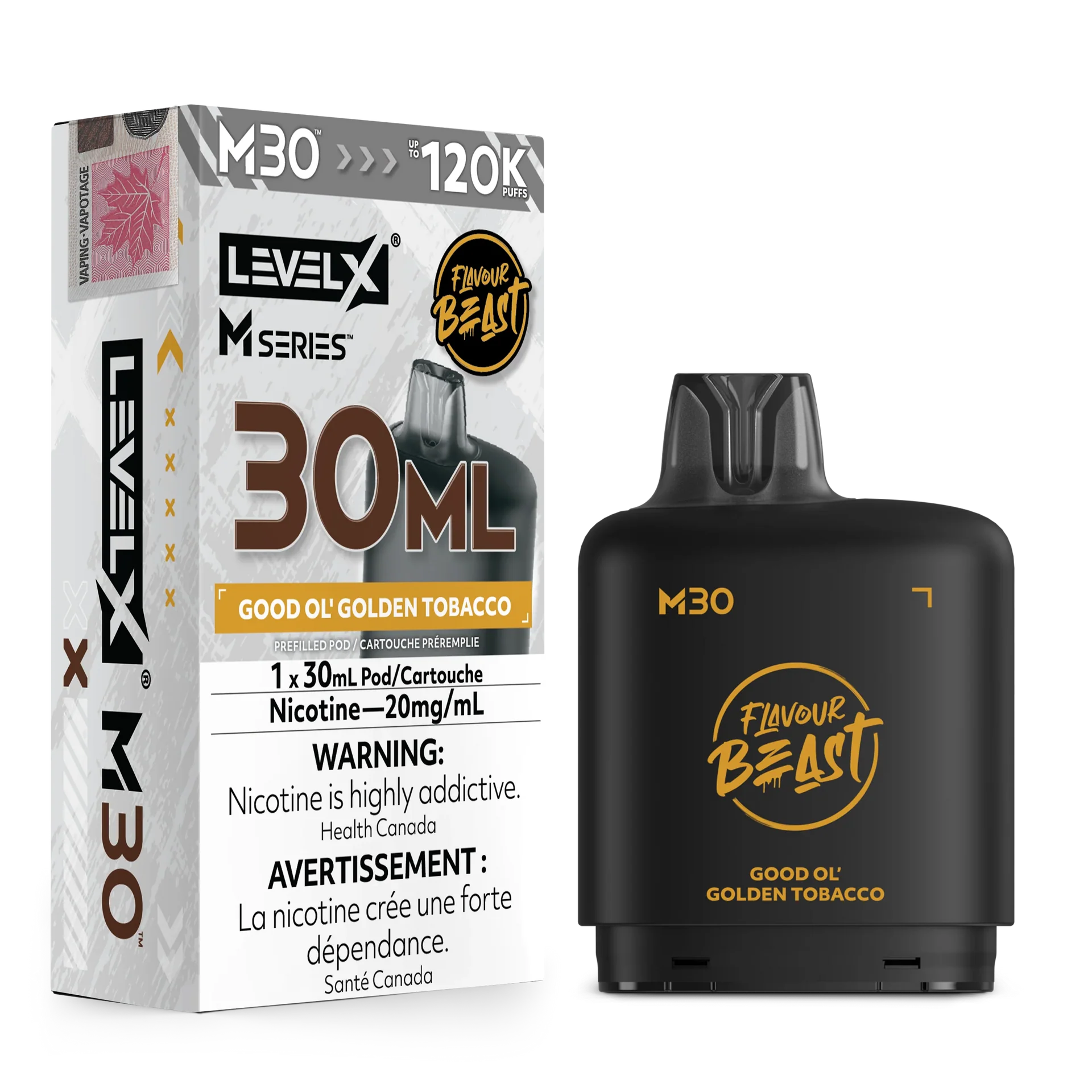 G.S. Cherry Level X M Series Pod 30mL 120K Pod