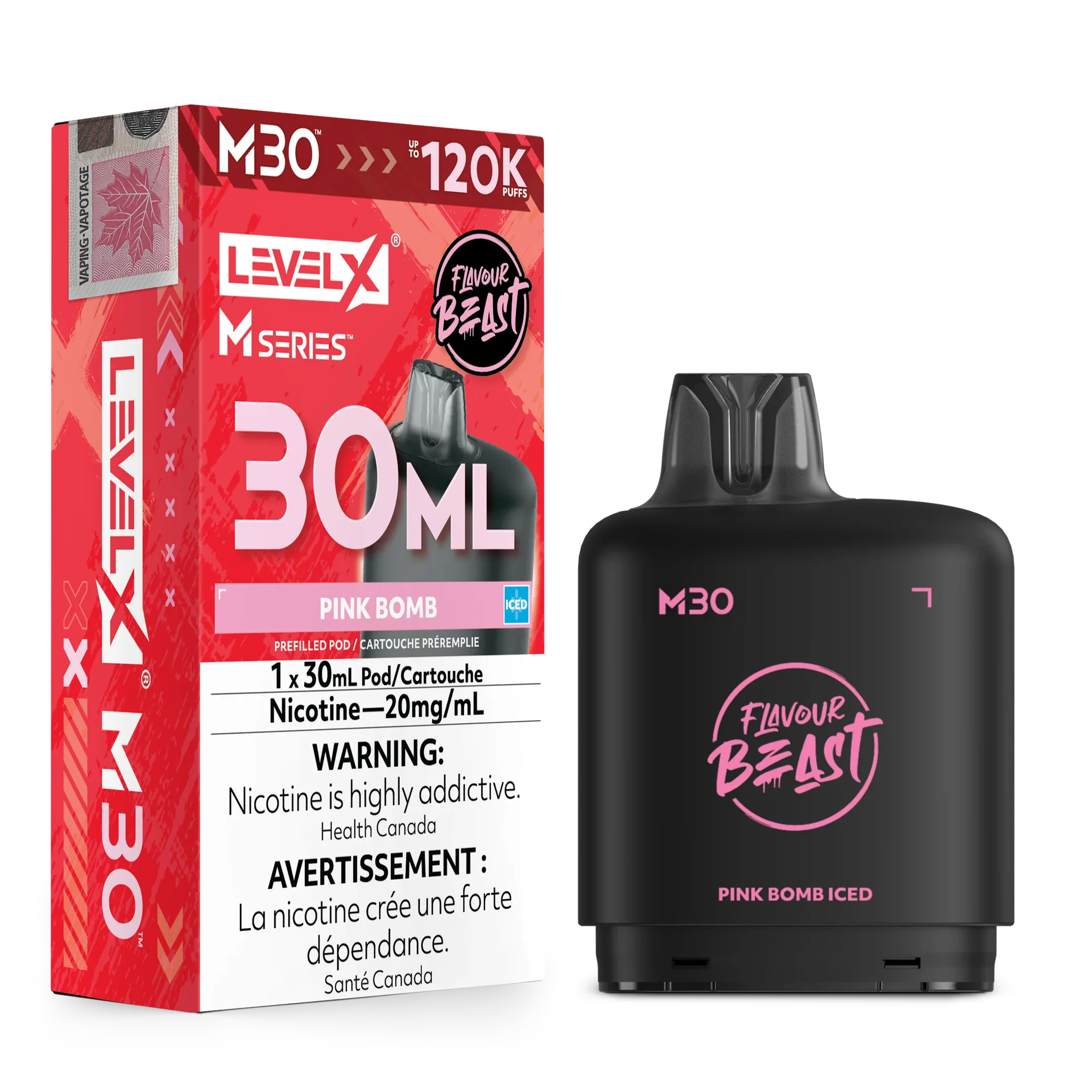 Gusto Green Apple Level X M Series Pod 30mL 120K Pod