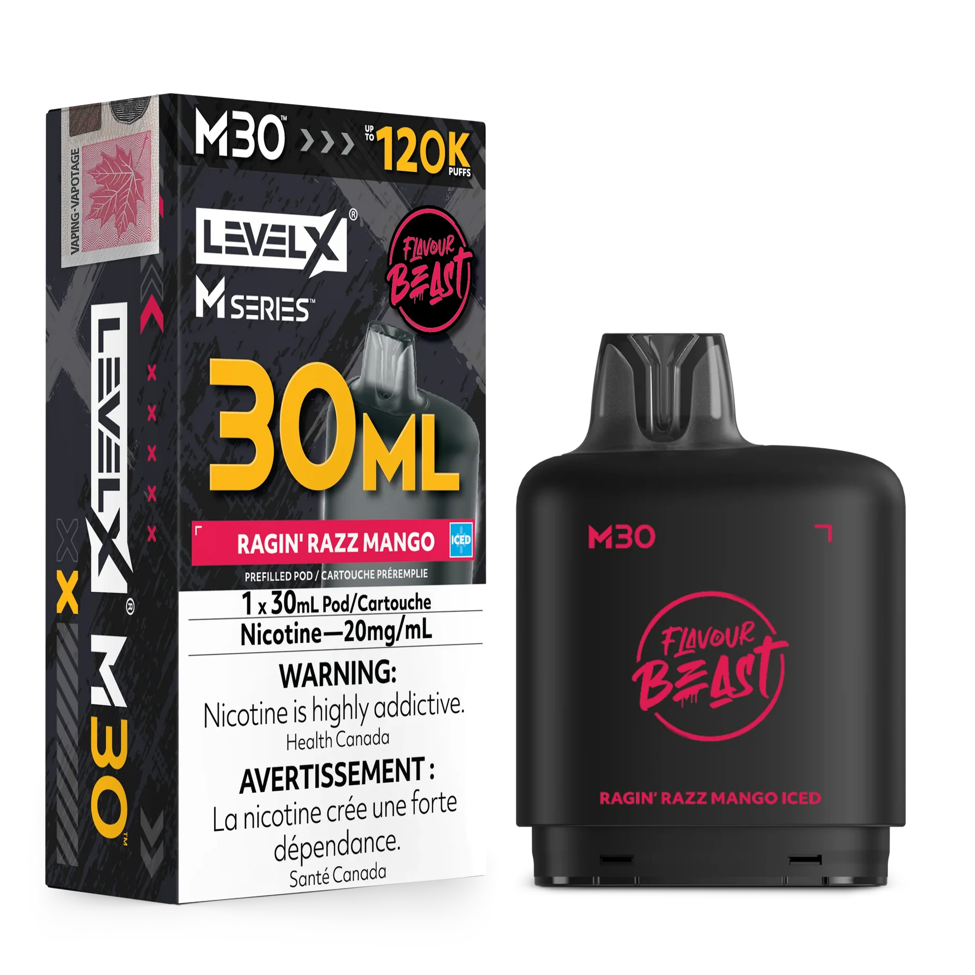 Good Ol' Golden Tobacco Level X M Series Pod 30mL 120K Pod