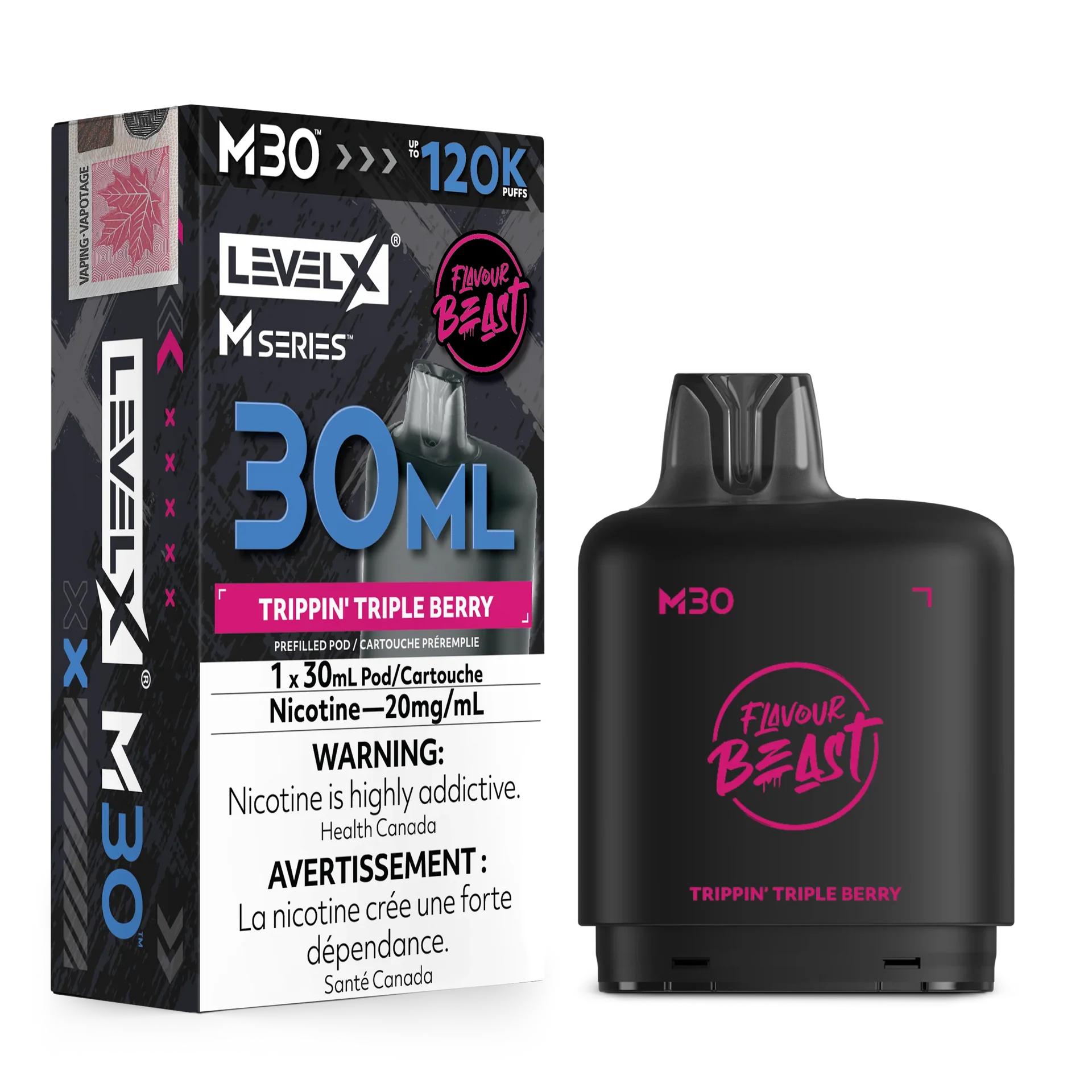 G.S. Watermelon Apple Level X M Series Pod 30mL 120K Pod