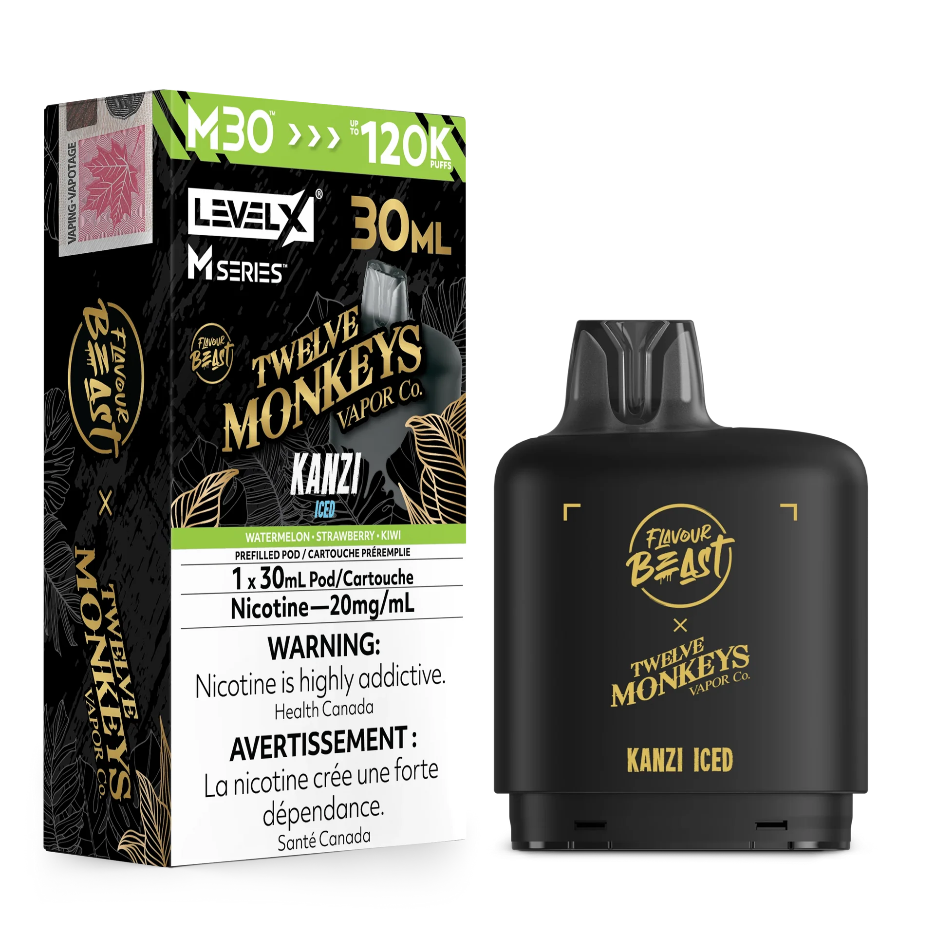 Kanzi Iced Level X M Series Pod 30mL 120K Pod