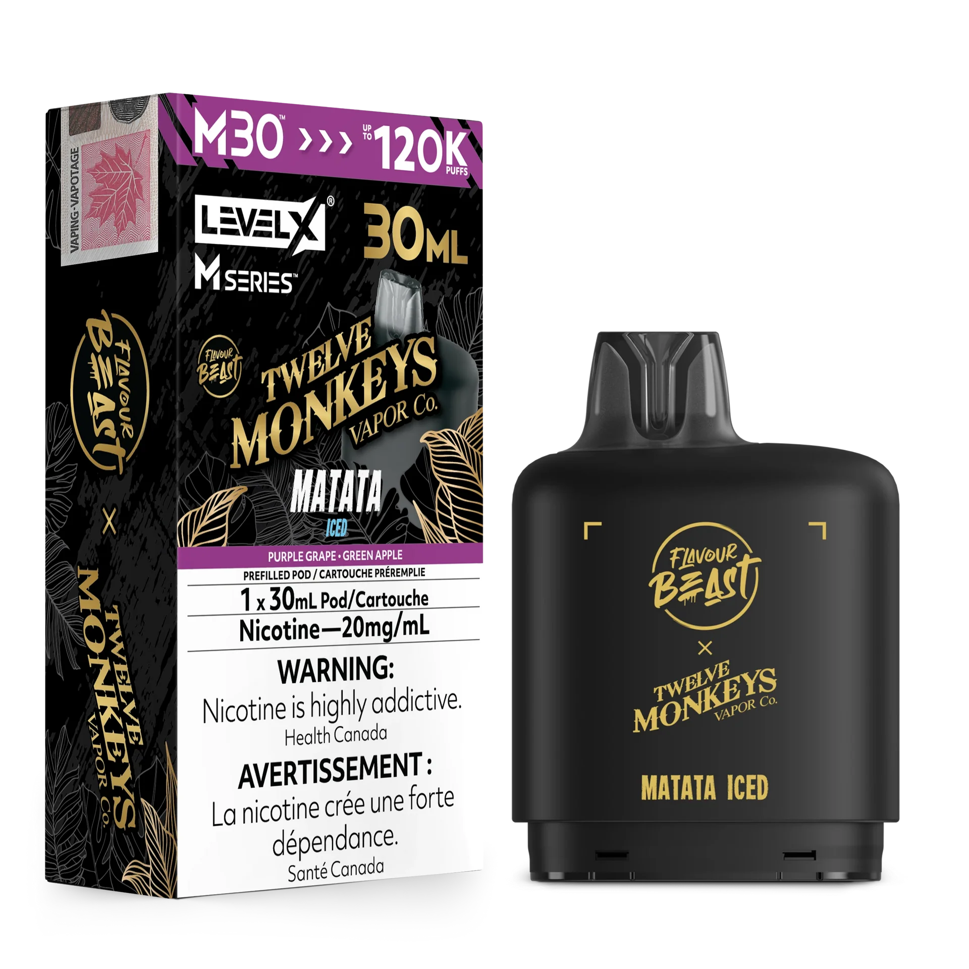 Matata Iced Level X M Series Pod 30mL 120K Pod