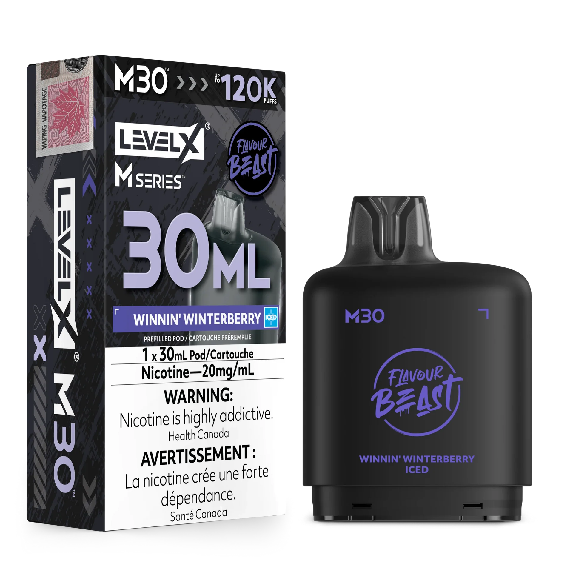Winnin' Winterberry Iced Level X M Series Pod 30mL 120K Pod