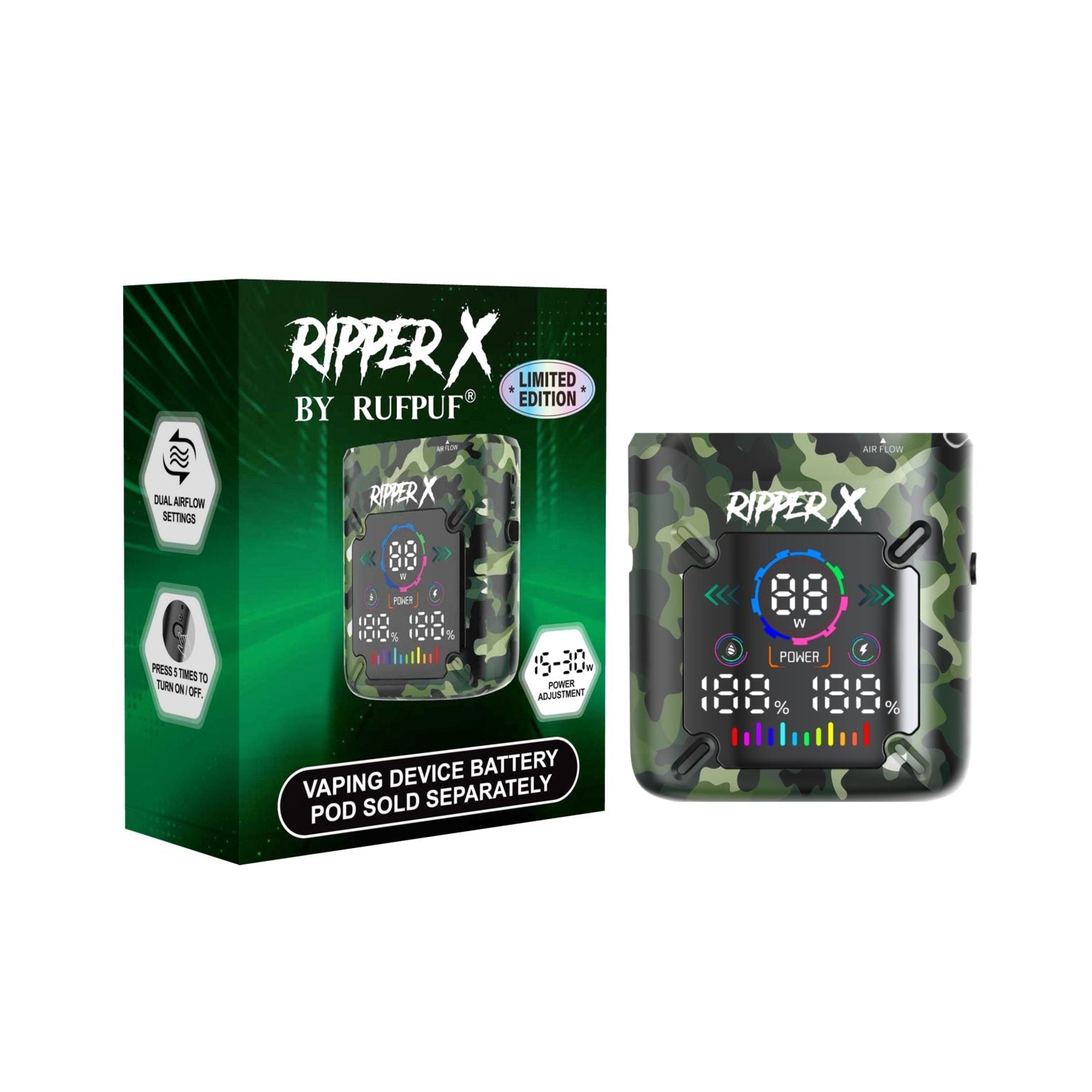 Rufpuf - Appareil Ripper X Ultra (1000 mAh)