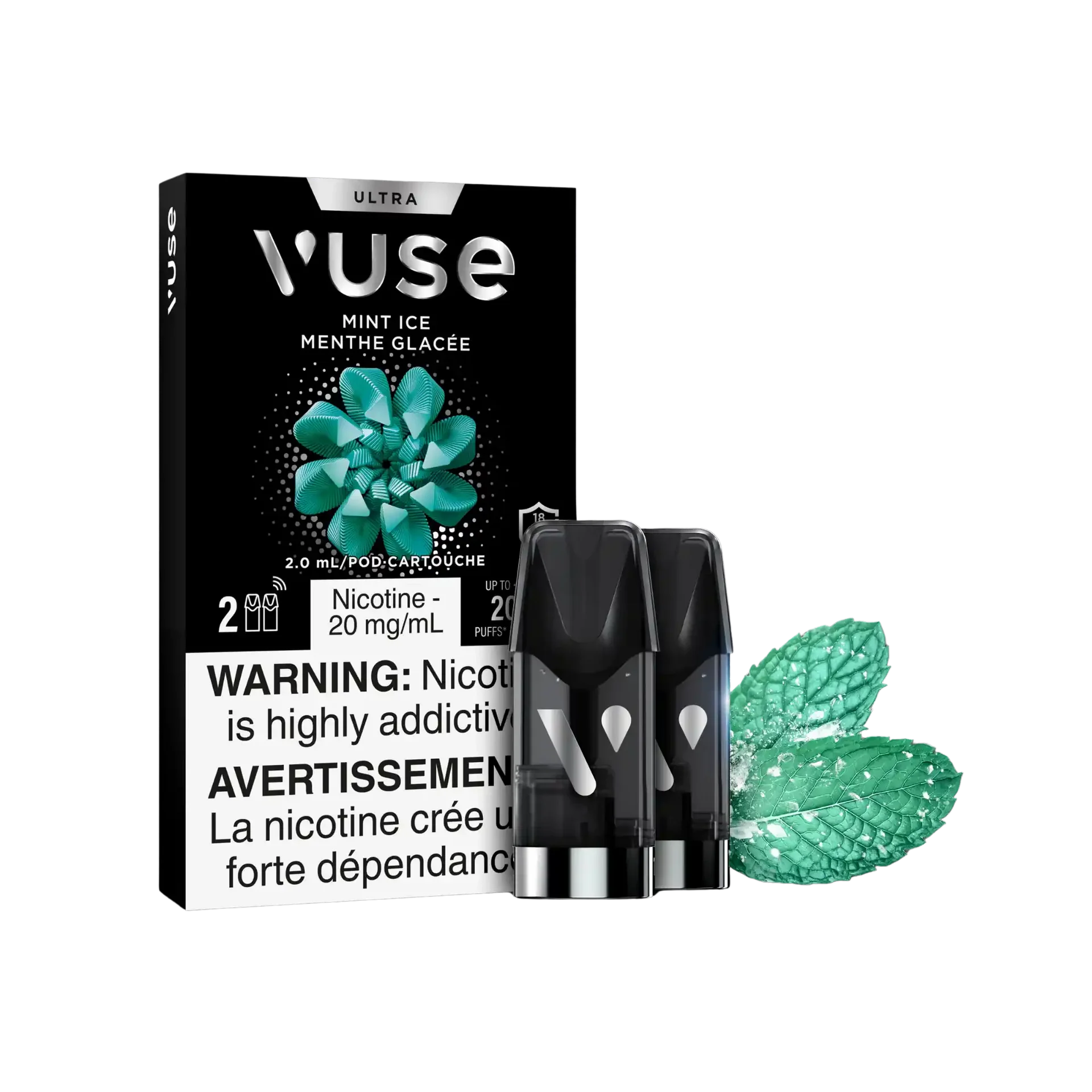 Mint Ice Vuse Ultra Pods by VUSE