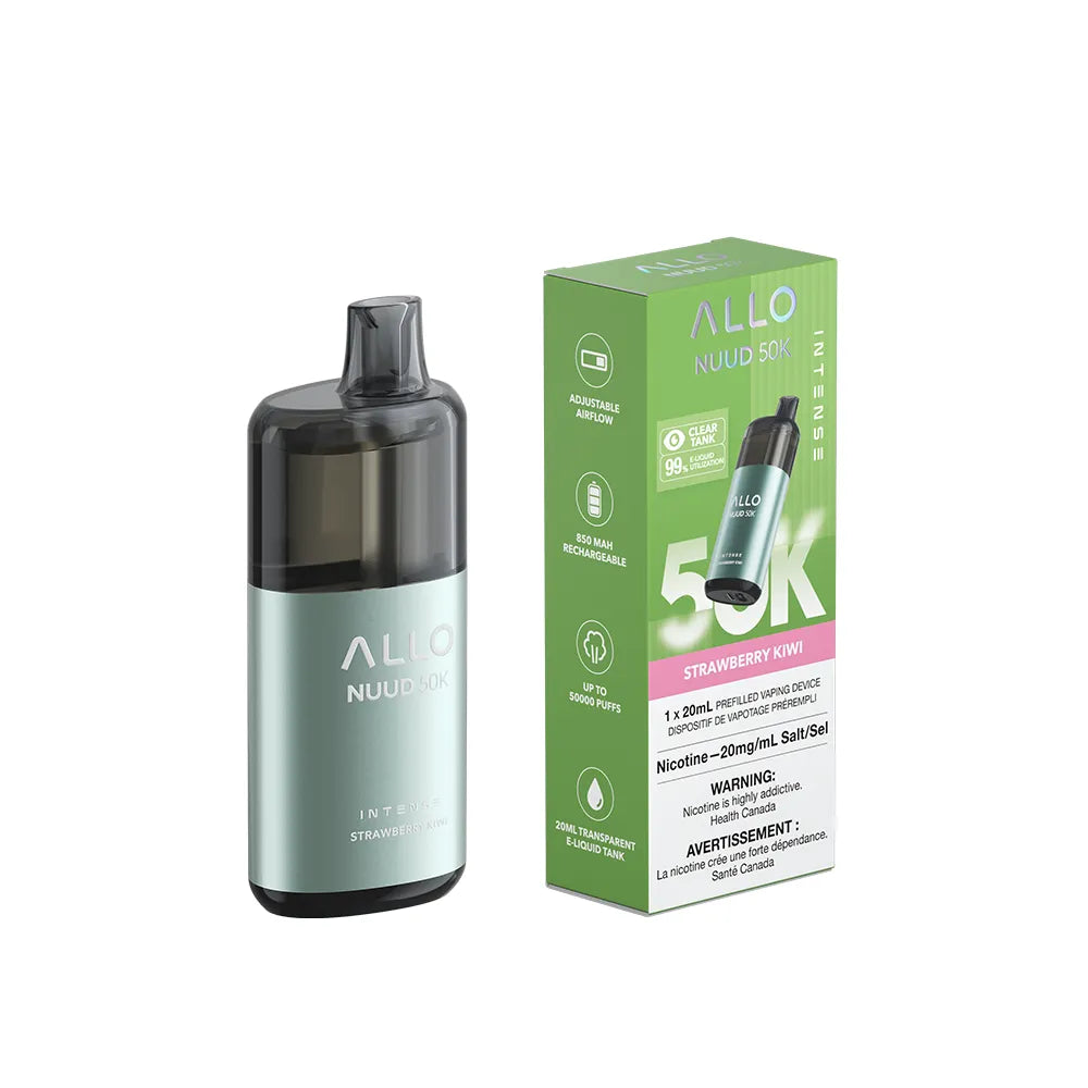 Strawberry Kiwi Allo Intense Nuud - Disposable 50K