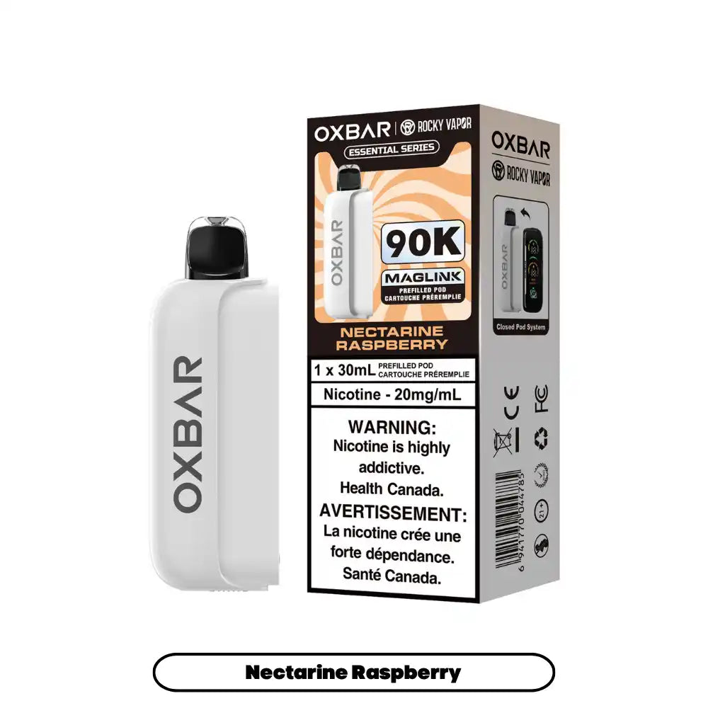 Nectarine Raspberry Oxbar Maglink Pods (Essential Series) 90K