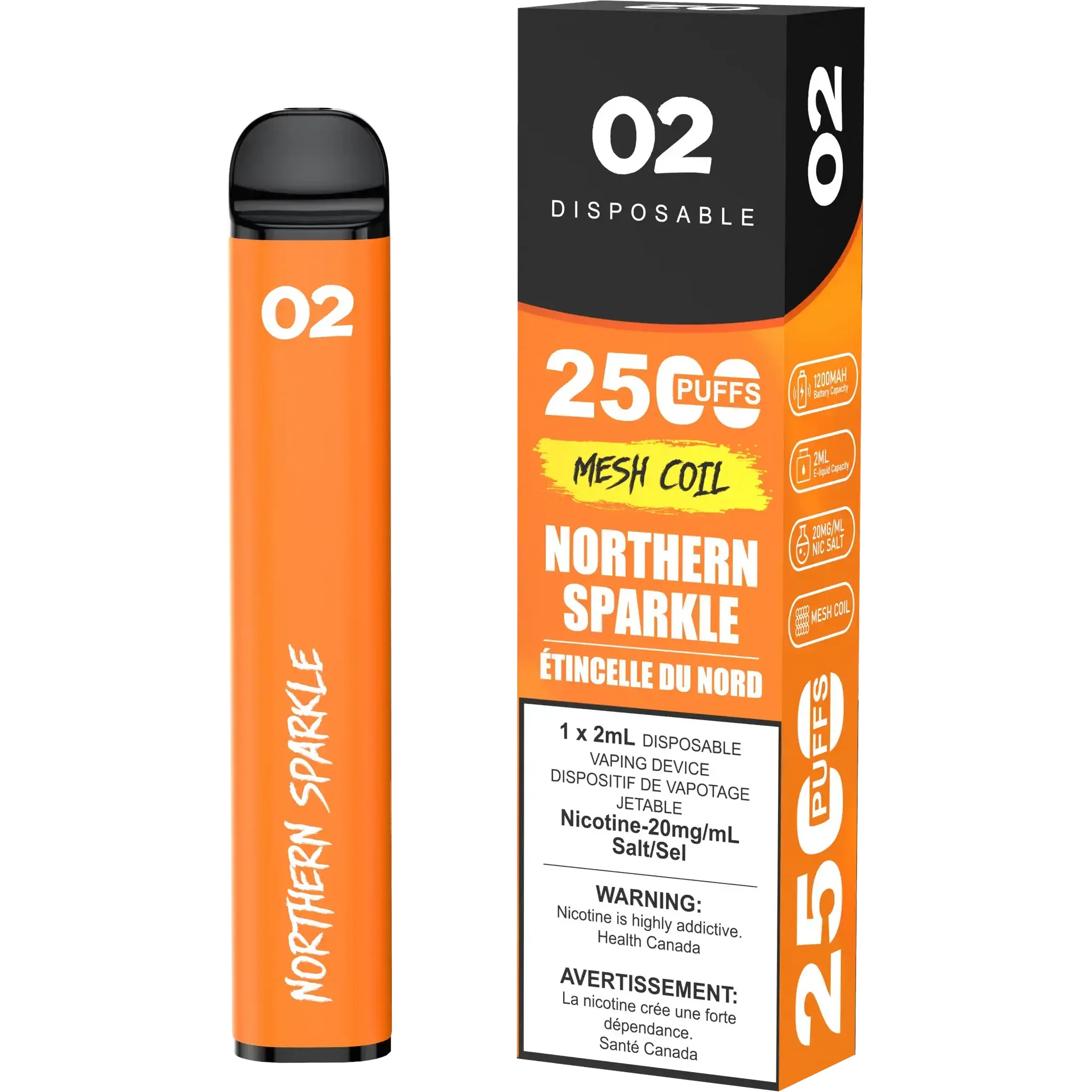 Northern Sparkle O2 - Disposable 2.5K by O2