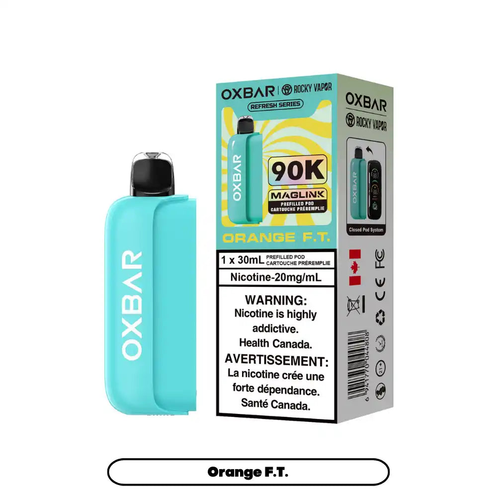 Orange F.T. Oxbar Maglink Pods (Refresh Series) 90K by OXBAR