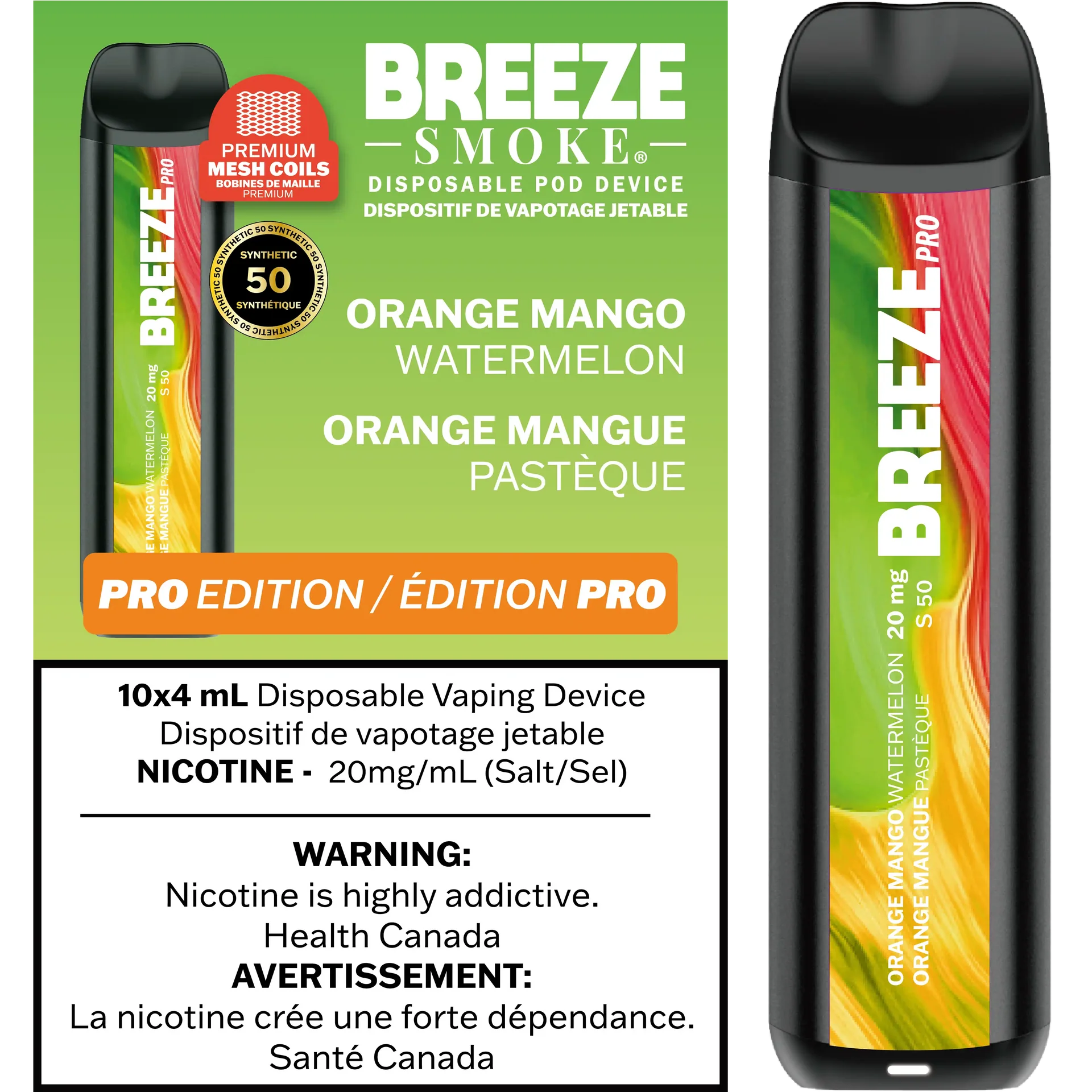 Breeze Pro 2K - Disposable Vape by BREEZE — view 34