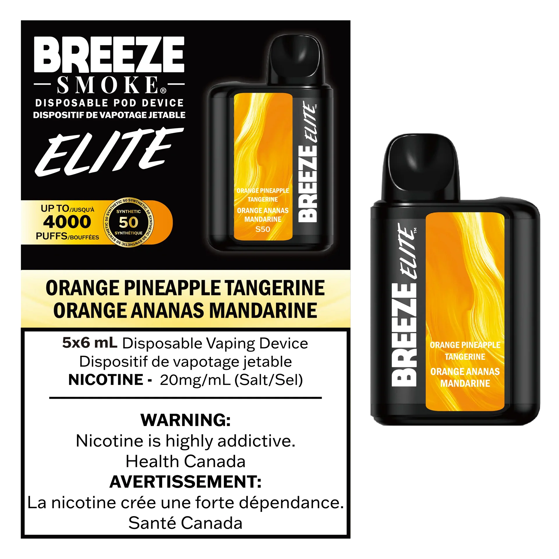 Breeze Elite 4K - Disposable Vape