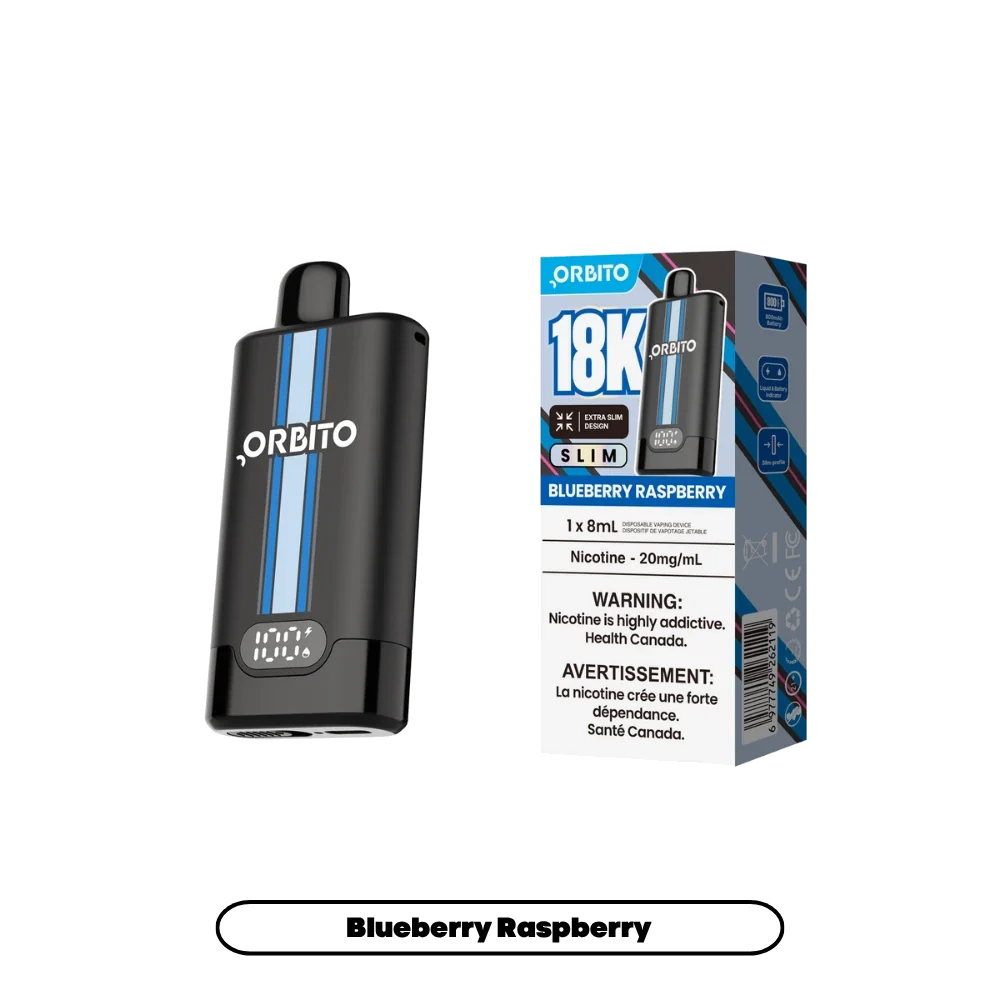 Blueberry Raspberry Orbito Slim - Disposable Vape 18K