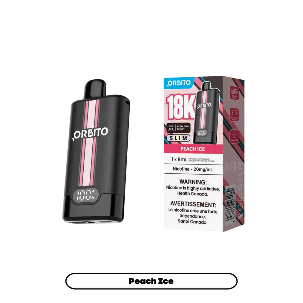 Peach Ice Orbito Slim - Disposable Vape 18K