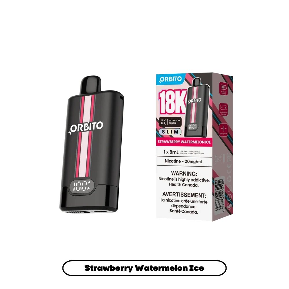 Strawberry Watermelon Ice Orbito Slim - Disposable Vape 18K