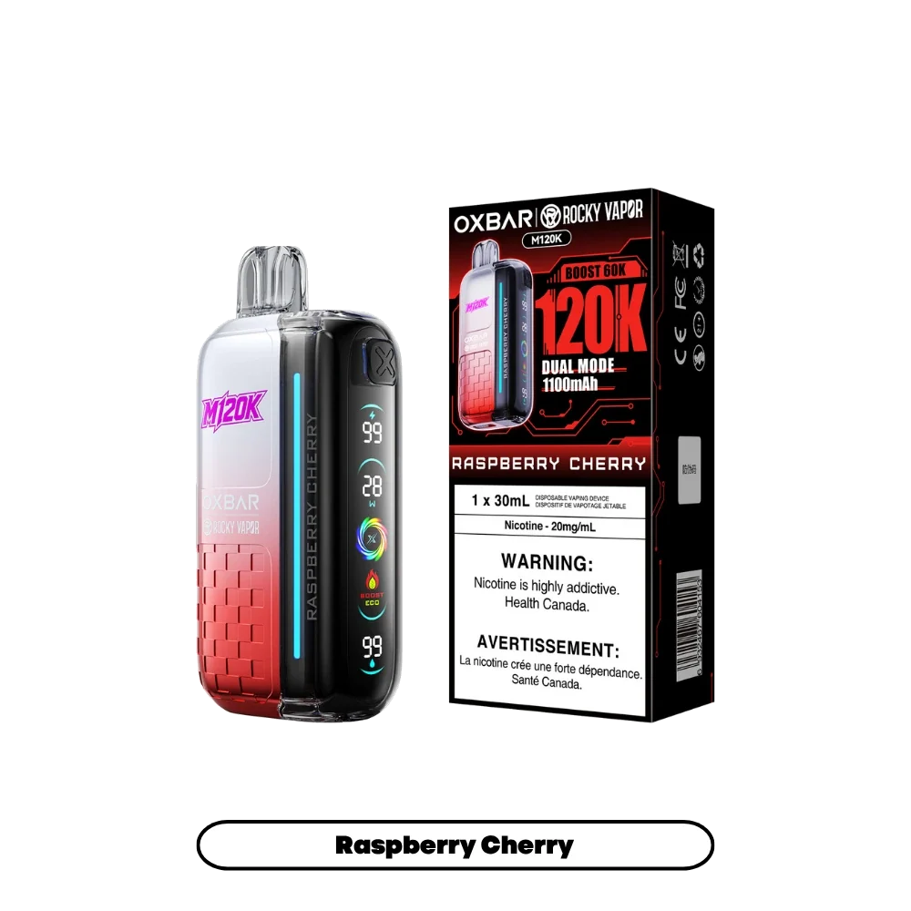 Raspberry Cherry Oxbar M120K - Disposable Vape