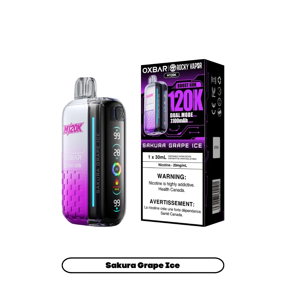 Sakura Grape Ice Oxbar M120K - Disposable Vape