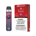 Oxva Xlim Pro Pod Kit in shiny red with a gradient finish, next to its red and white CRC packaging.