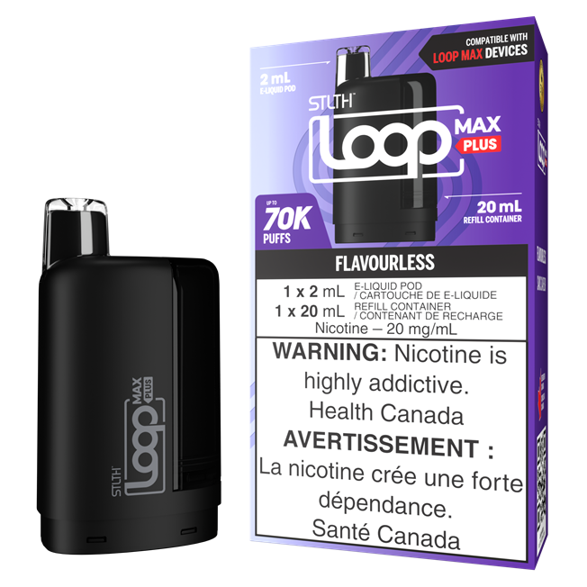 Flavourless Stlth Loop Max Plus 70K Pod