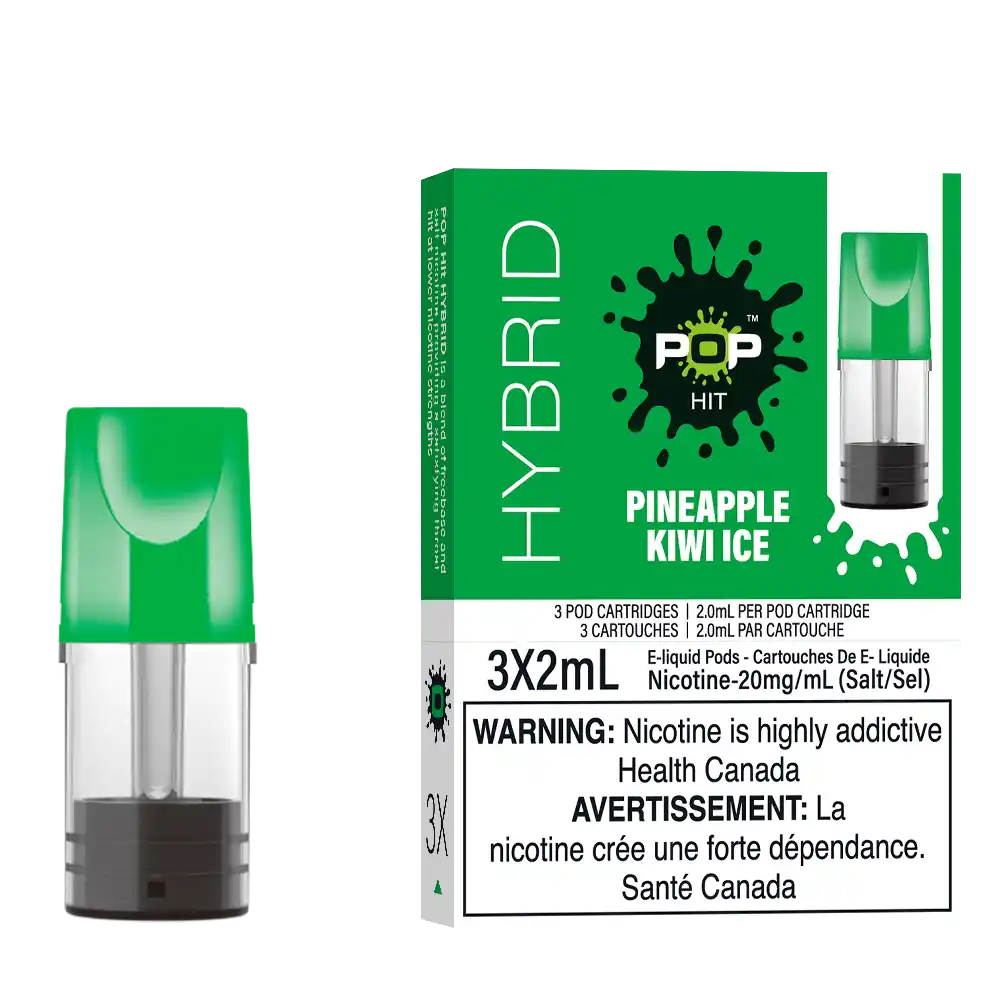 Pineapple Kiwi Ice Stlth Pods by Pop Hybrid