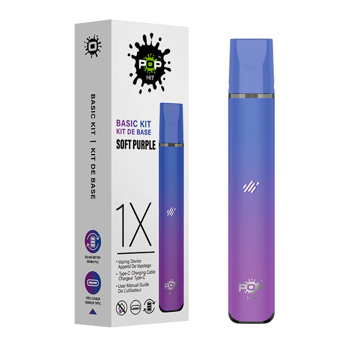 Pop Hit closed pod device in Soft Purple, compatible with STLTH pods.