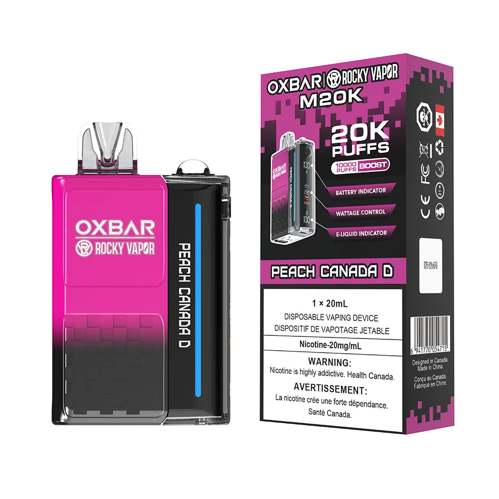 Peach Canada D Oxbar M20K - Disposable Vape