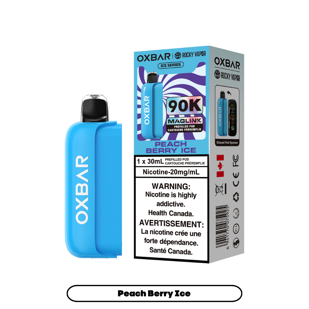 Peach Berry Ice Oxbar Maglink Pods (Ice Series) 90K