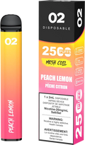 Peach Lemon O2 - Disposable 2.5K