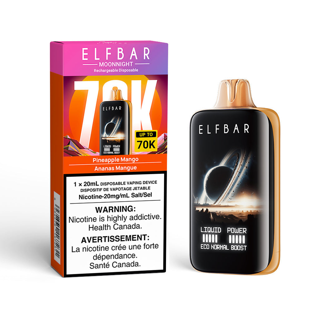 Pineapple Mango ELF Bar MoonNight 70K - Disposable Vape
