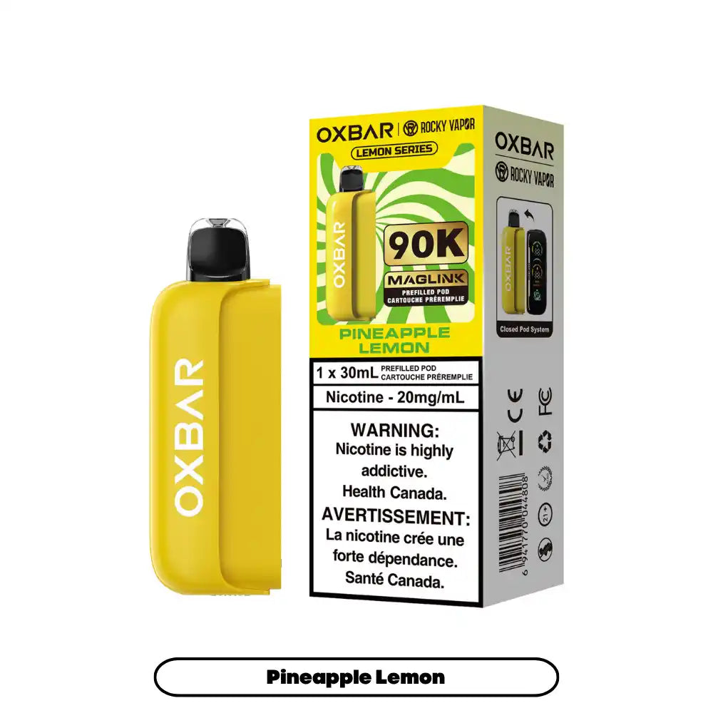 Pineapple Lemon Oxbar Maglink Pods (Lemon Series) 90K