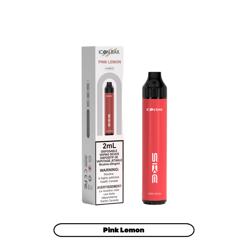 Pink Lemon Icon Bar Hybrid - Disaposable 2K