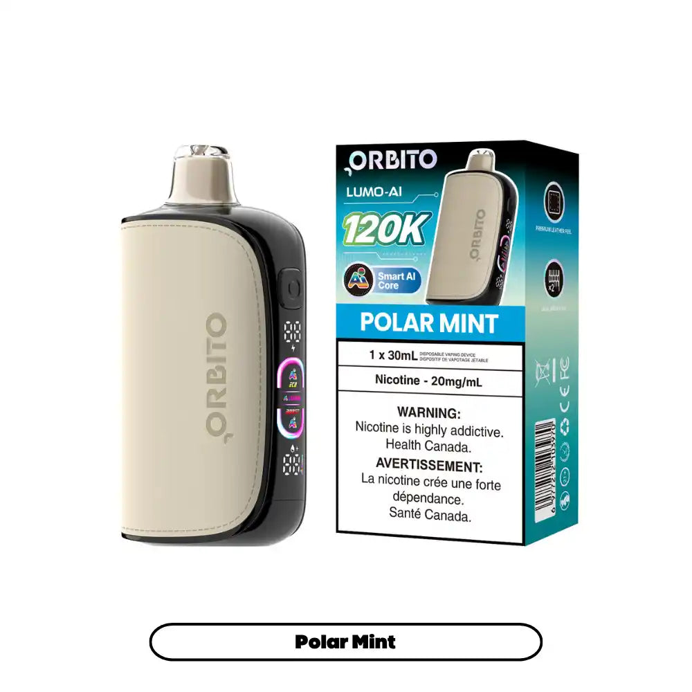 Polar Mint Orbito Lumo AI - Disposable 120K by ORBITO