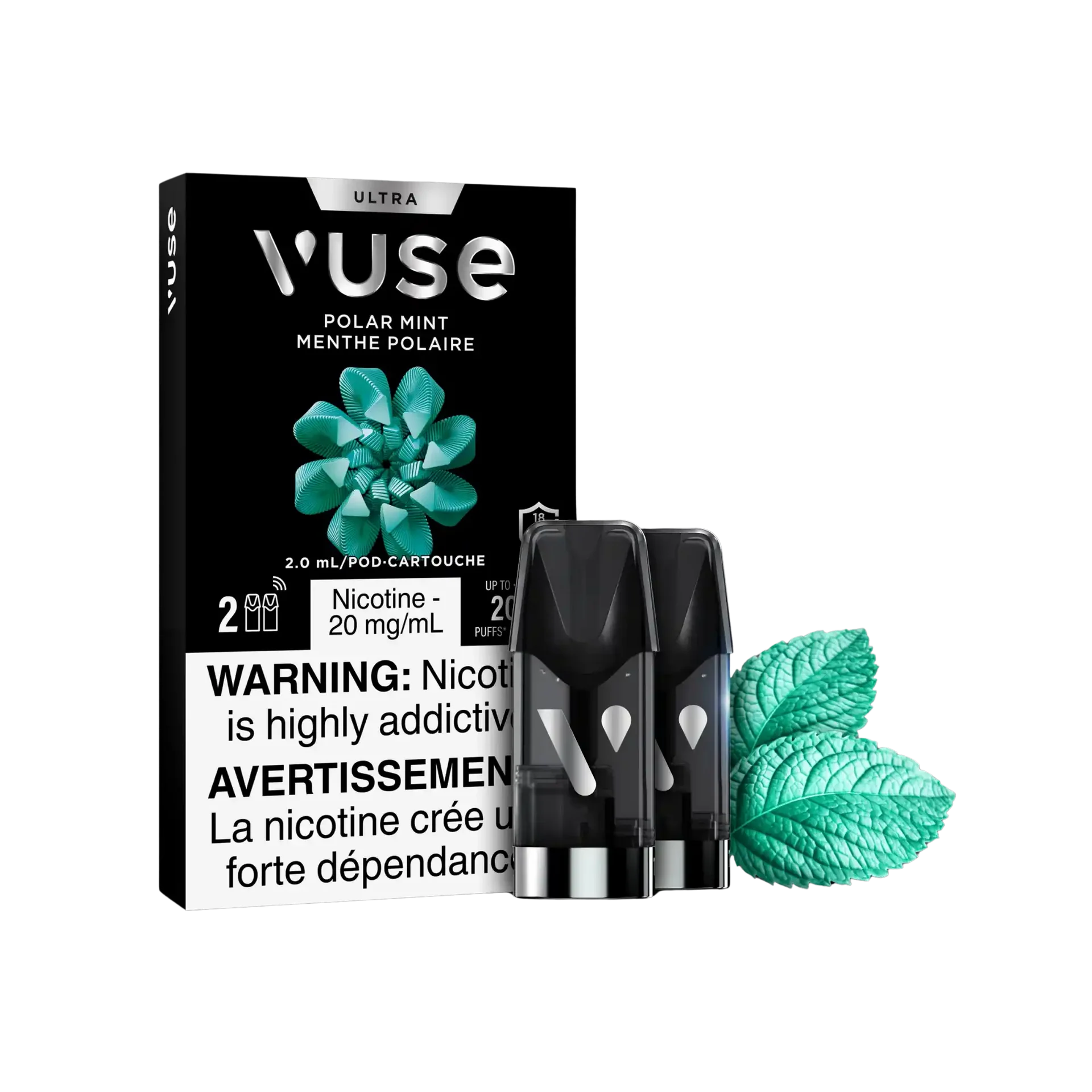 Polar Mint Vuse Ultra Pods by VUSE