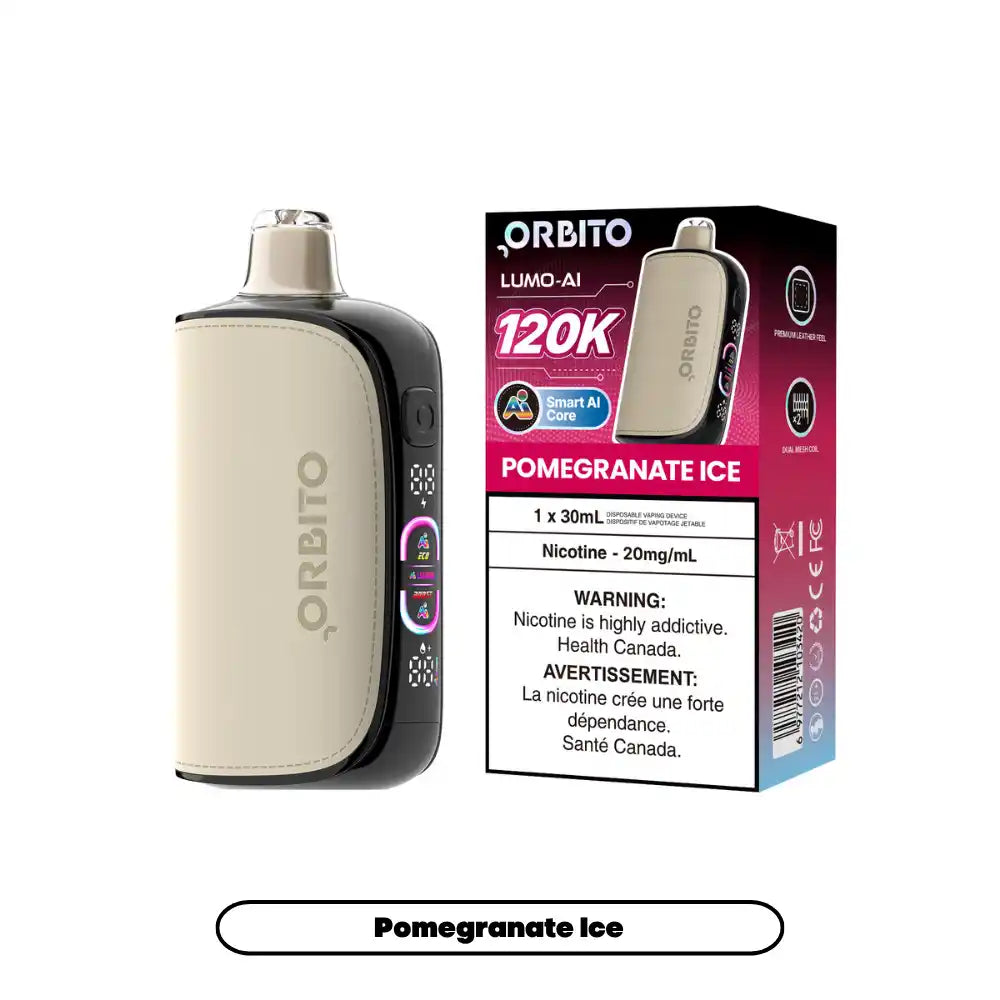 Pomegranate Ice Orbito Lumo AI - Disposable 120K