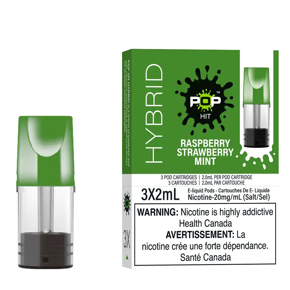 Raspberry Strawberry Mint Stlth Pods by Pop Hybrid