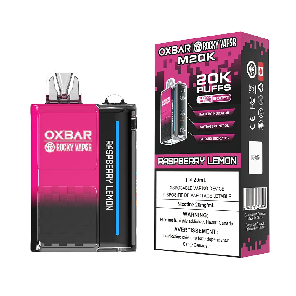 Raspberry Lemon Oxbar M20K - Disposable Vape