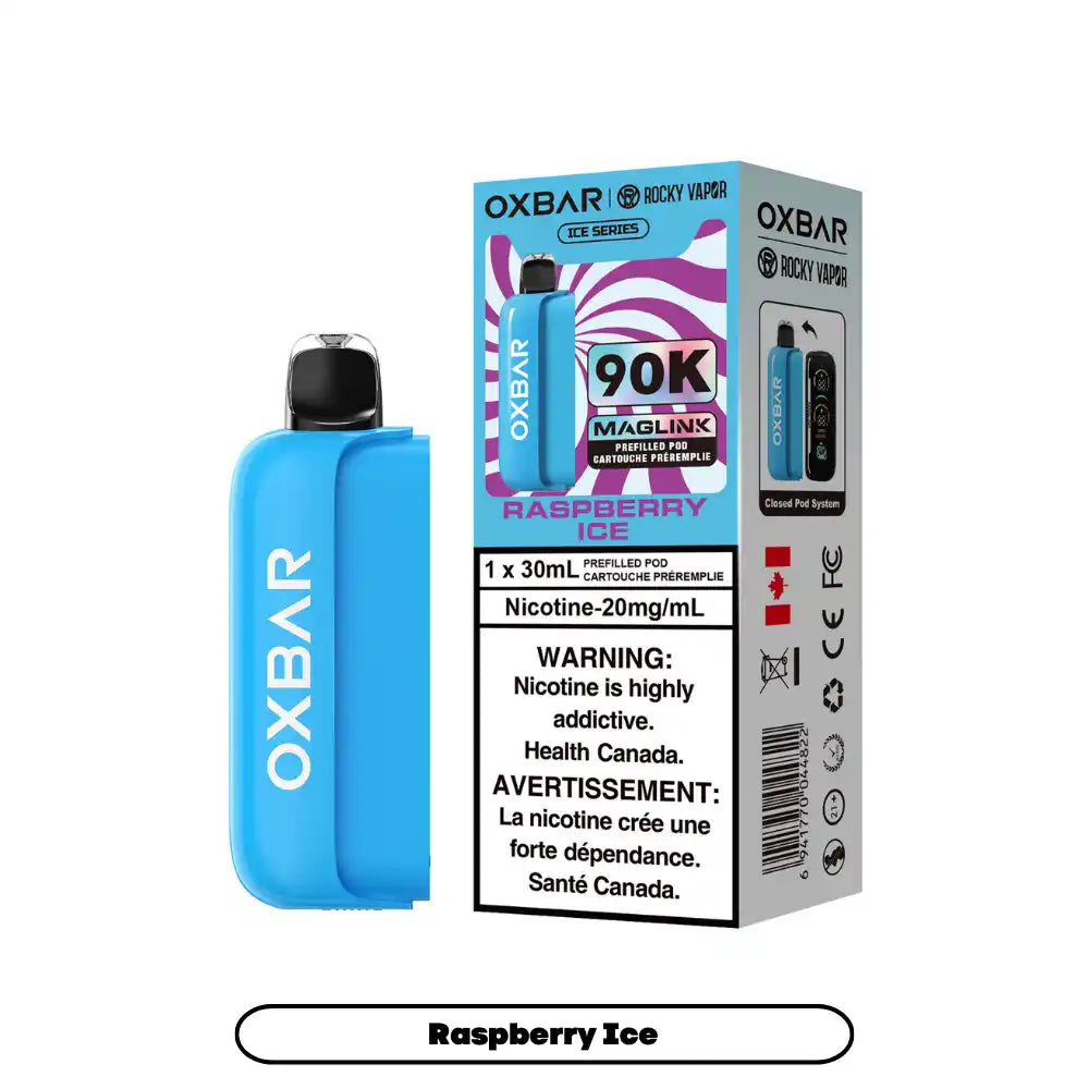 Raspberry Ice Oxbar Maglink Pods (Ice Series) 90K