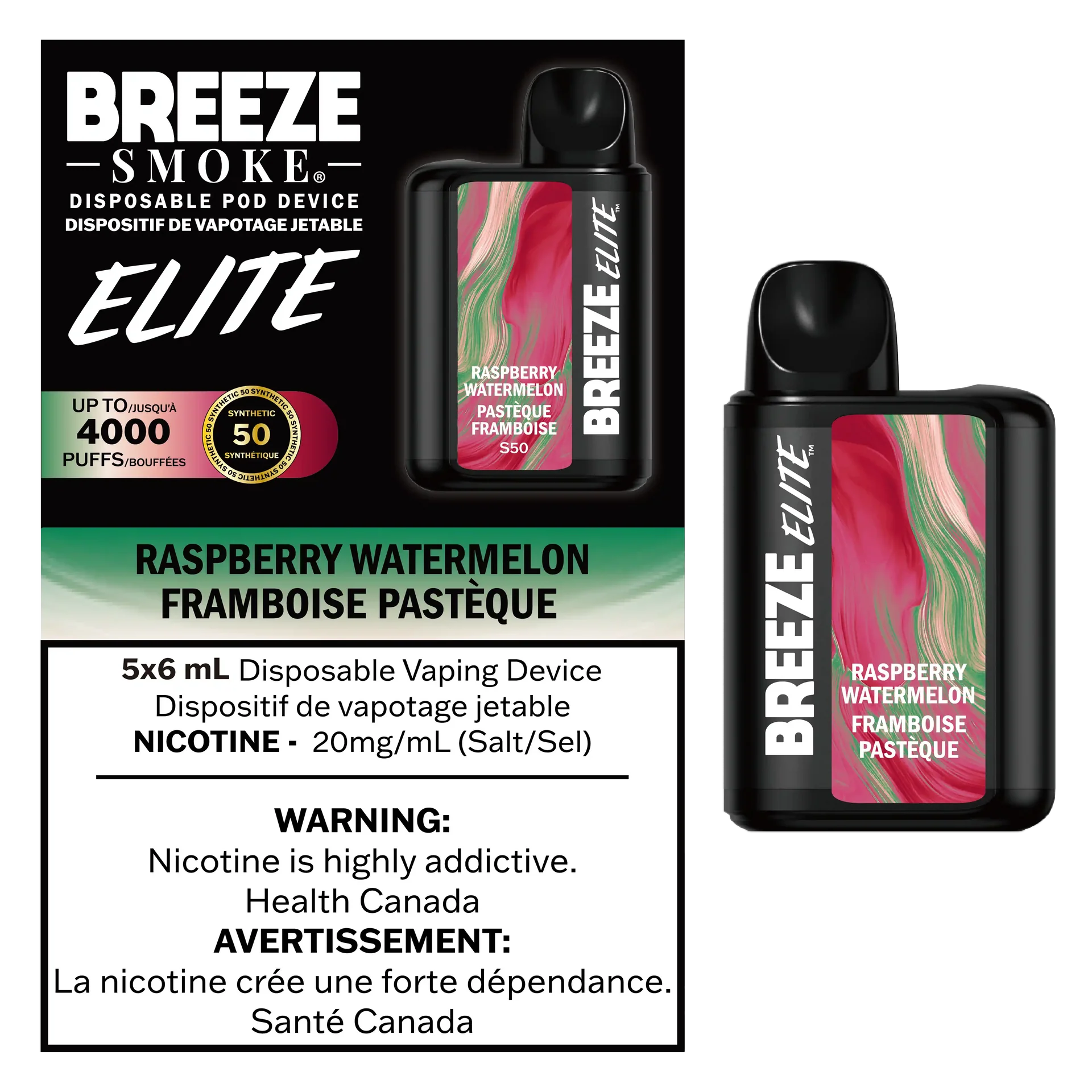 Breeze Elite 4K - Disposable Vape