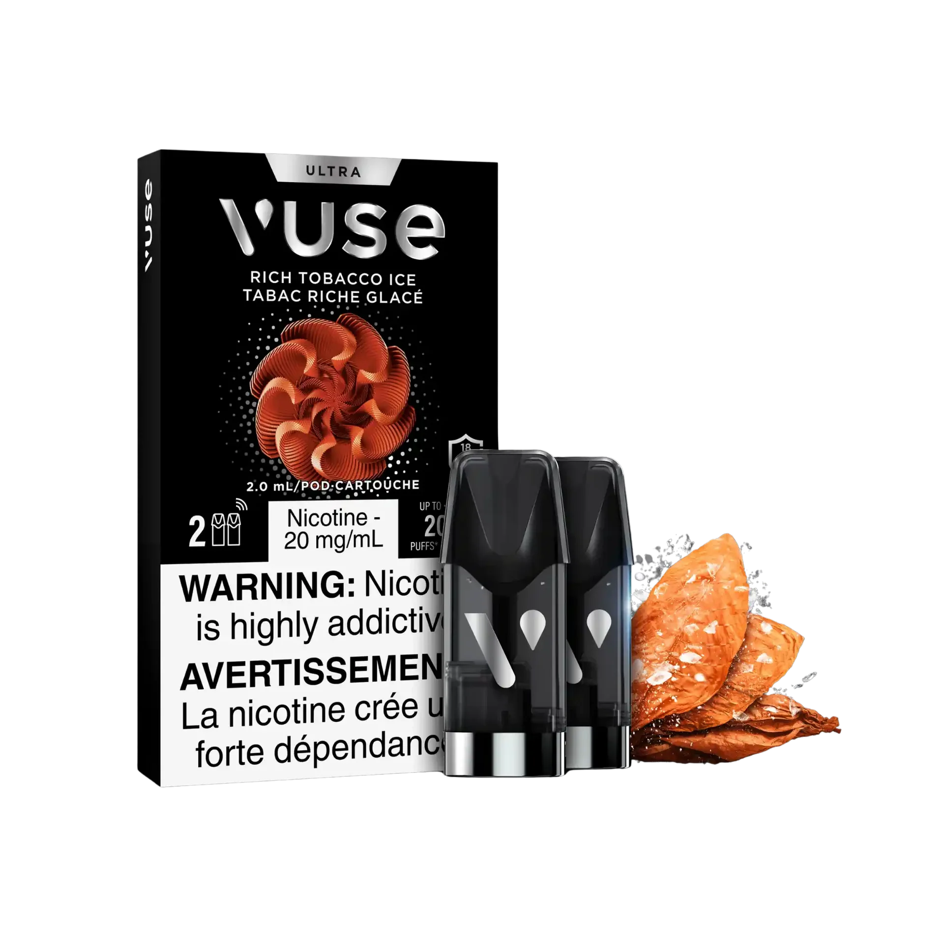 Rich Tobacco Ice Vuse Ultra Pods by VUSE