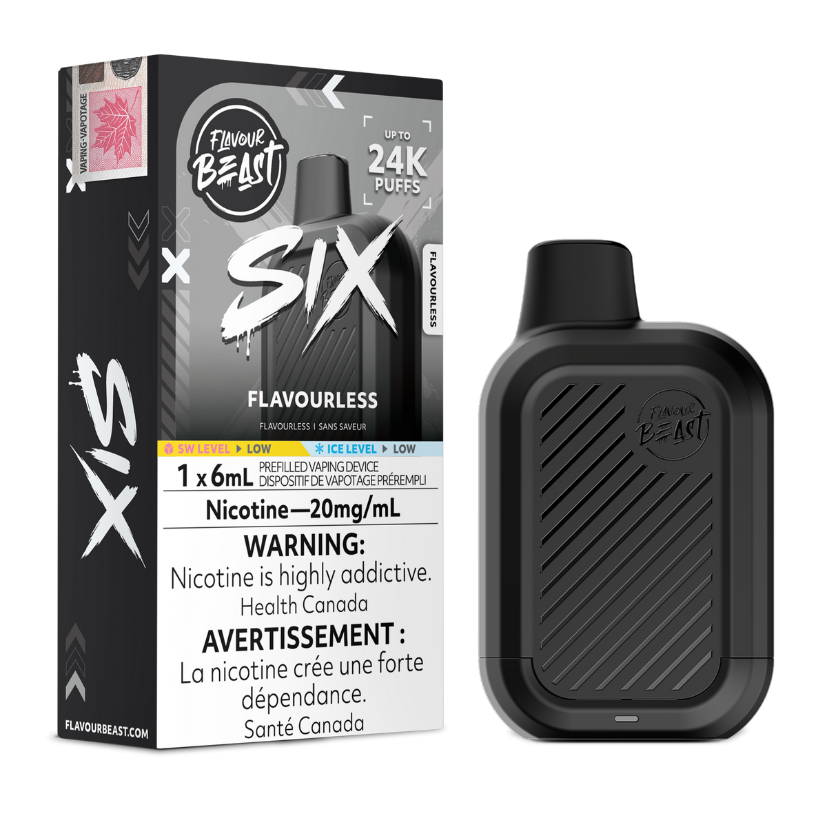 Flavourless Flavour Beast SIX - Disposable Vape 24K
