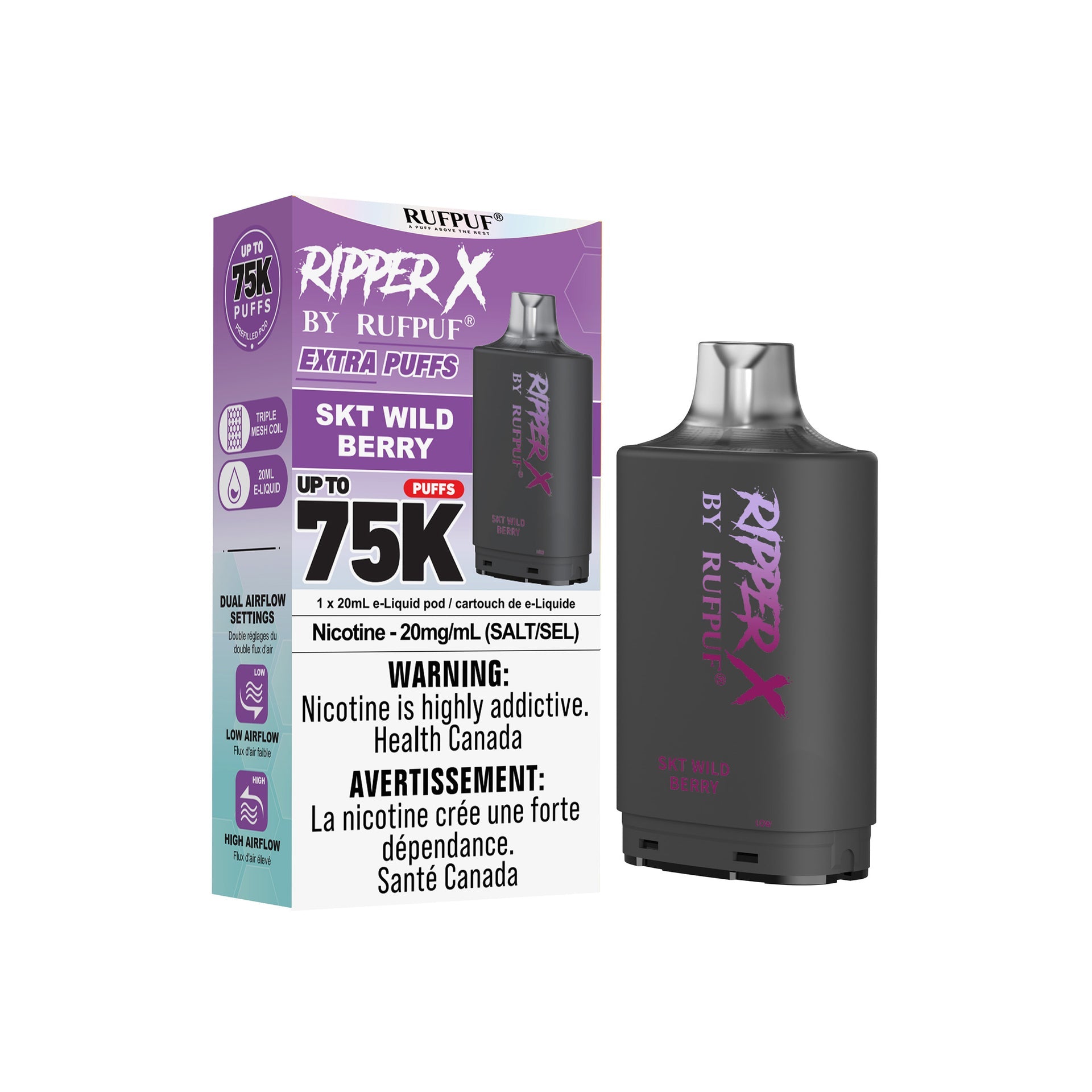 SKT Wild Berry Rufpuf Ripper X Pods 75K by RIPPER X BY RUFPUF