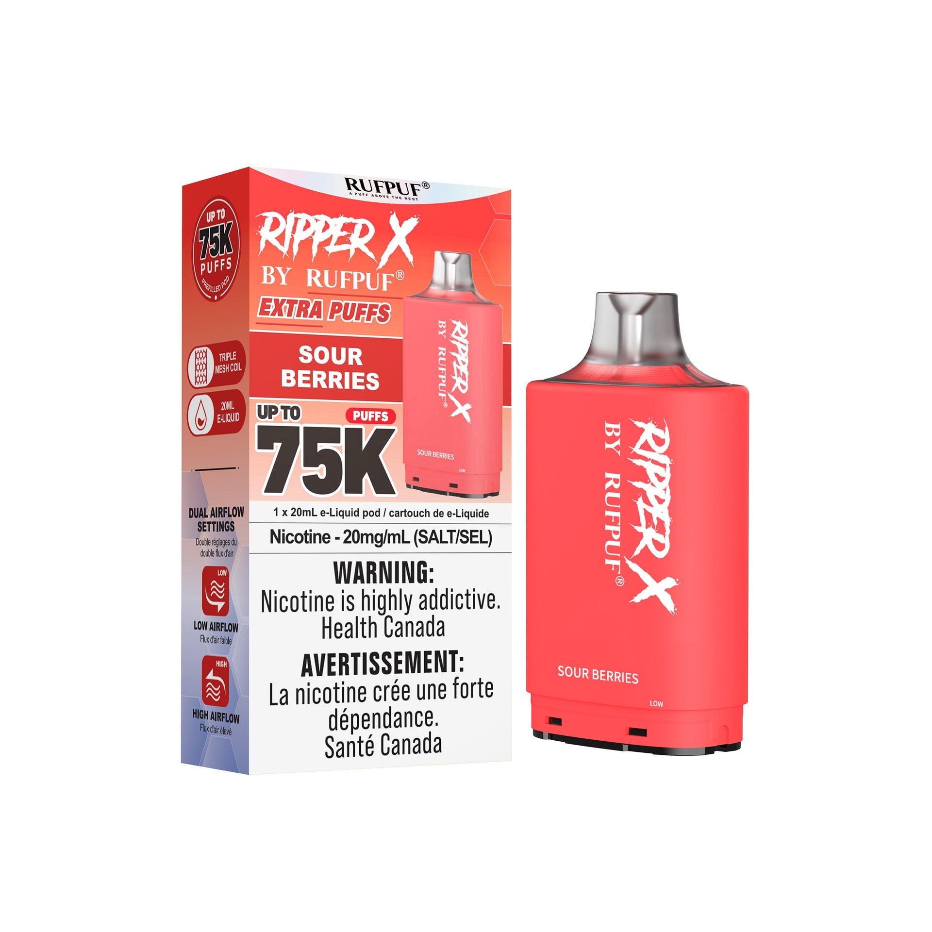 Sour Berries Rufpuf Ripper X Pods 75K by RIPPER X BY RUFPUF