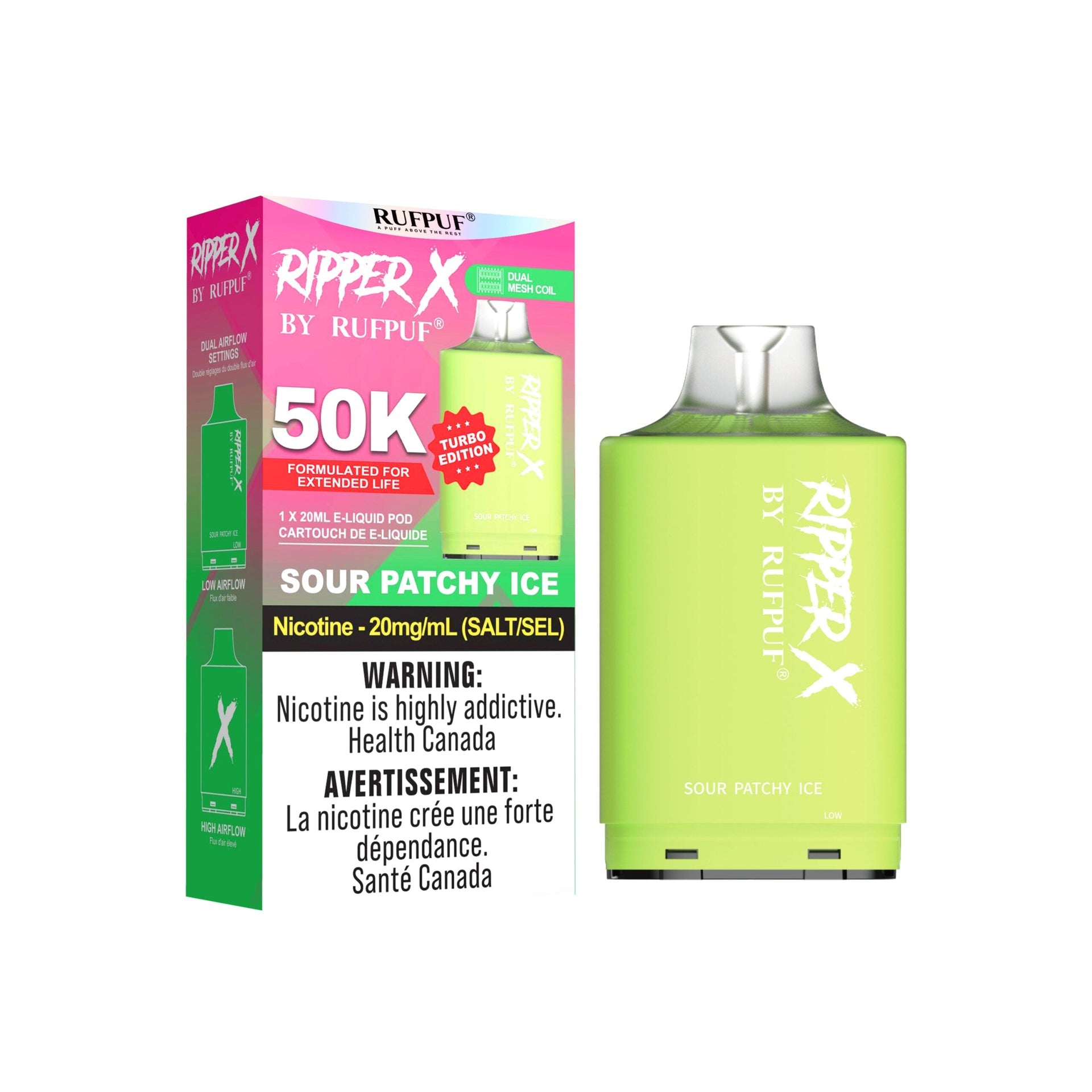 Pineapple Coconut Rufpuf Ripper X Pods 50K by RIPPER X BY RUFPUF