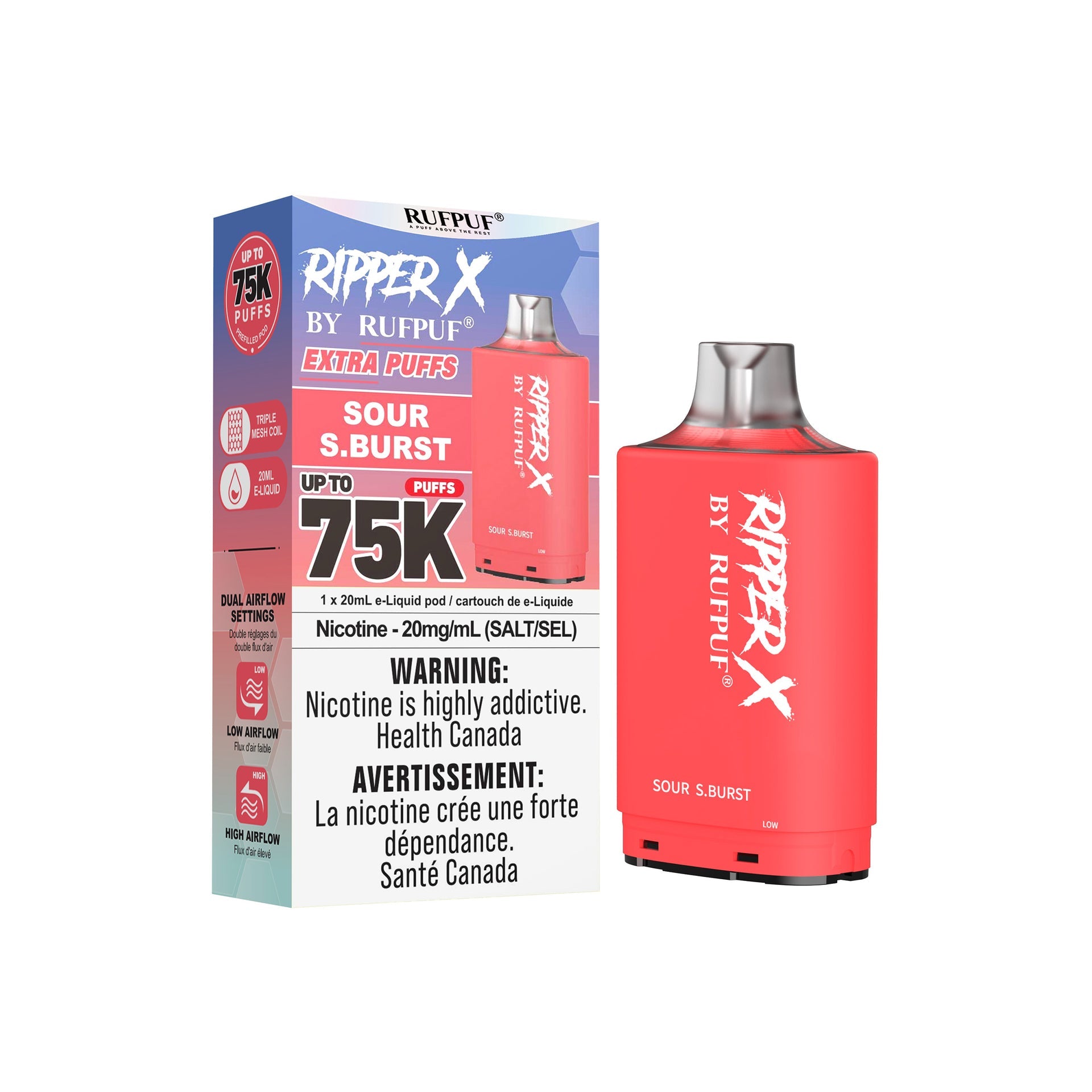 Sour S.burst Rufpuf Ripper X Pods 75K by RIPPER X BY RUFPUF